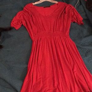 Soft red dress Large